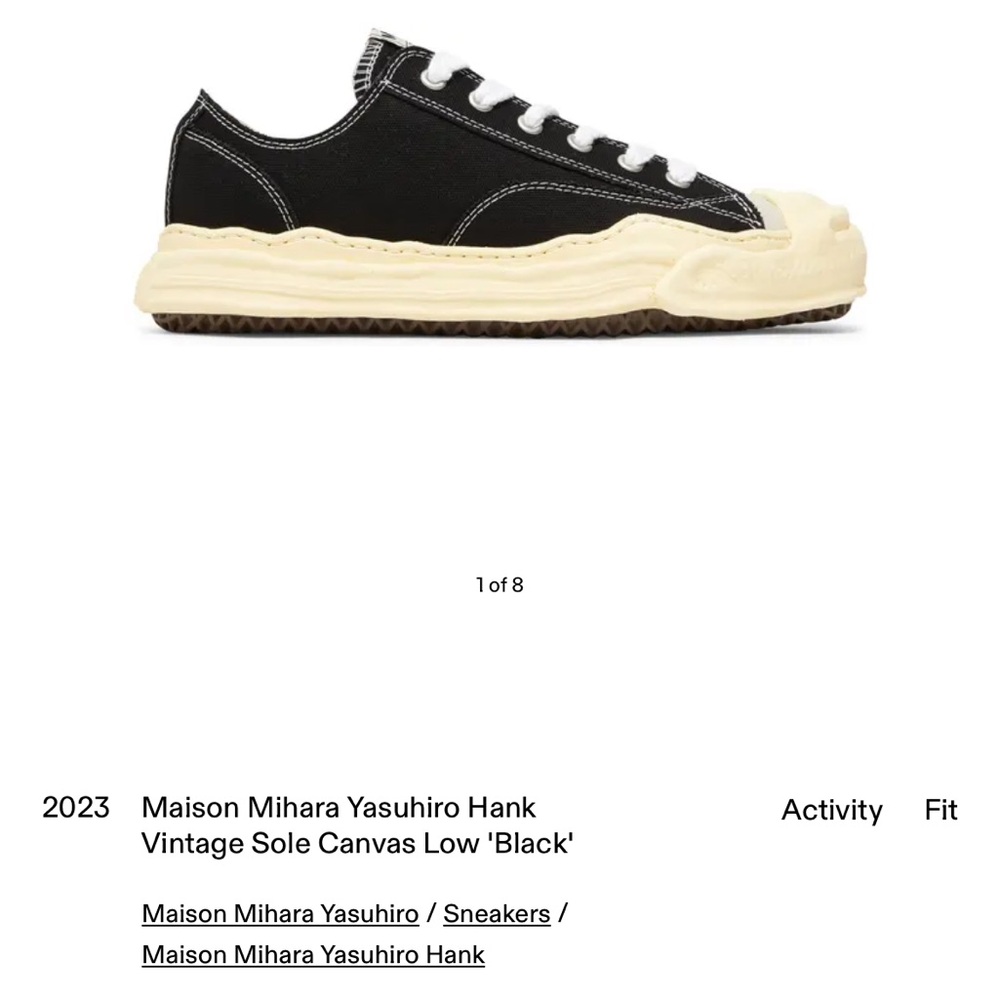 LARA Black and Cream Canvas Sneakers